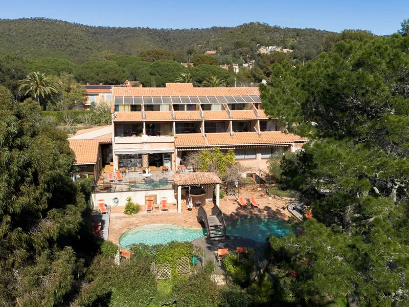 Vue aérienne de l'hôtel