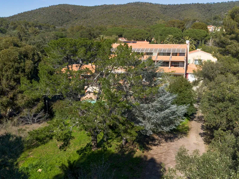 Vue aérienne de l'hôtel